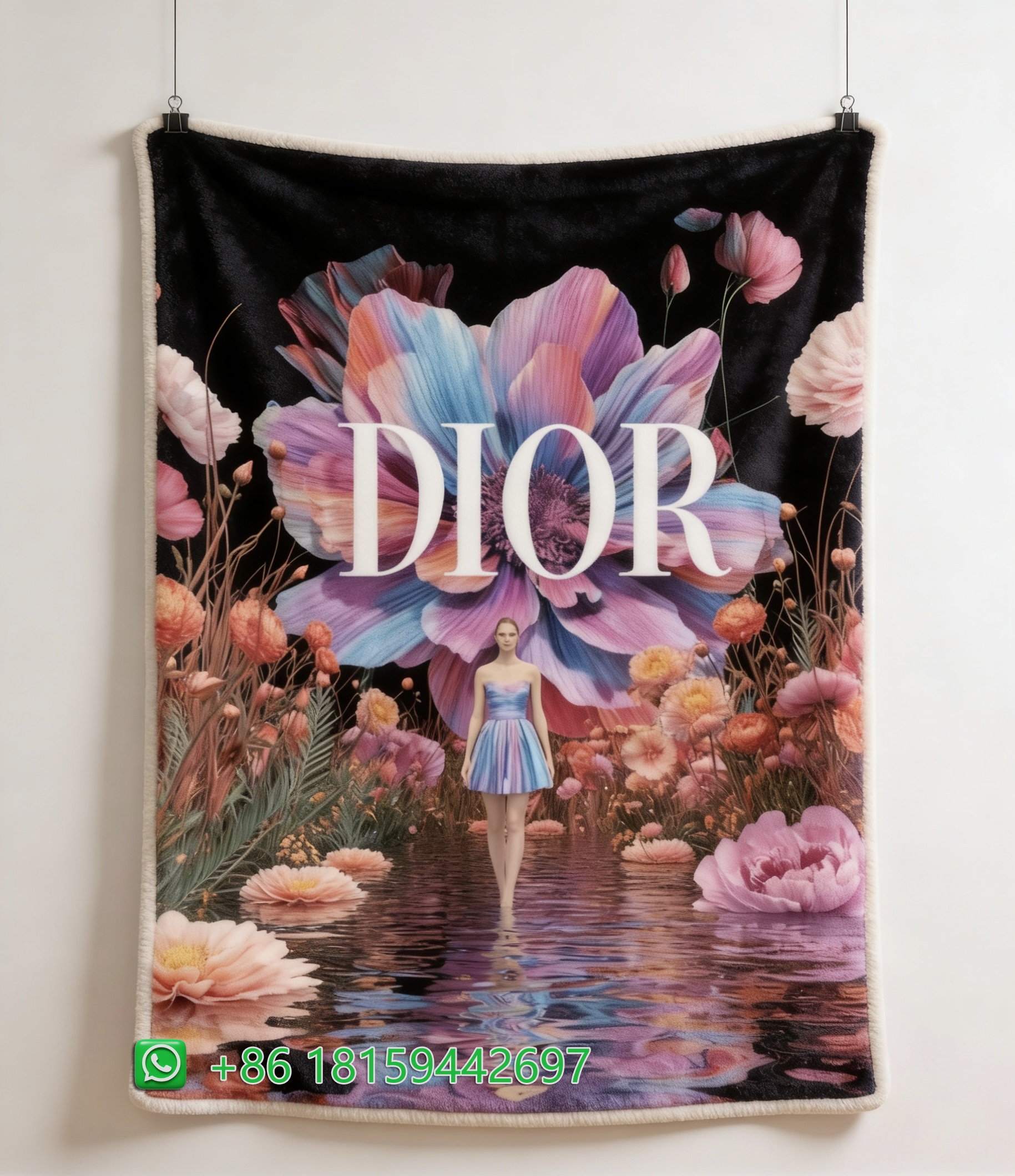 Dior Throw Blankets